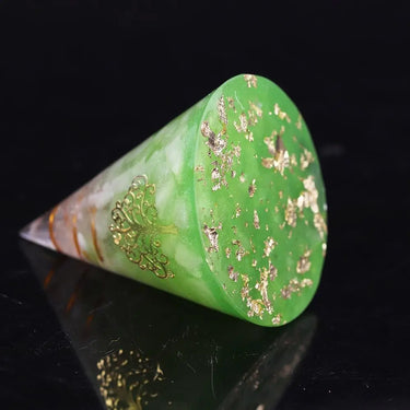 Natural White Crystal Healing Orgonite Pyramid-Your Soul Place